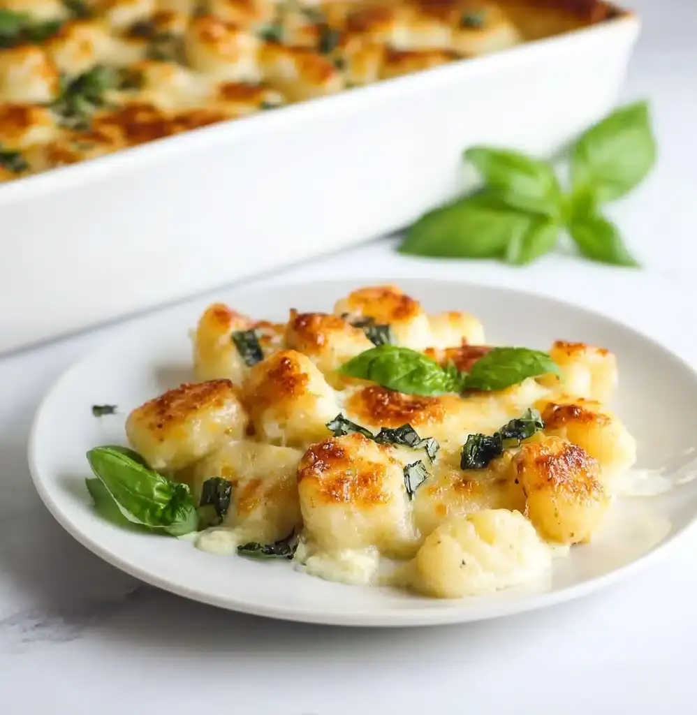 Tasty Baked Gnocchi Mac and Cheese Recipe
