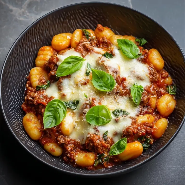 Cheesy Bolognese Gnocchi Bake Recipe
