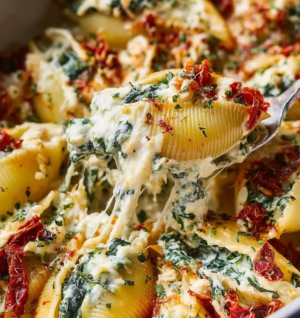 Sun-Dried Tomato and Ricotta Stuffed Shells Recipe