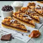 Samoas Cookie Caramel Coconut Bars Recipe