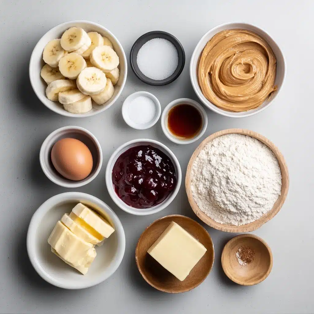 Peanut Butter & Jelly Banana Bread Recipe - Recipe Image