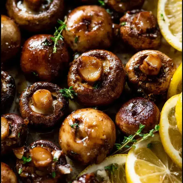 Roasted Mushrooms with Garlic & Thyme Recipe