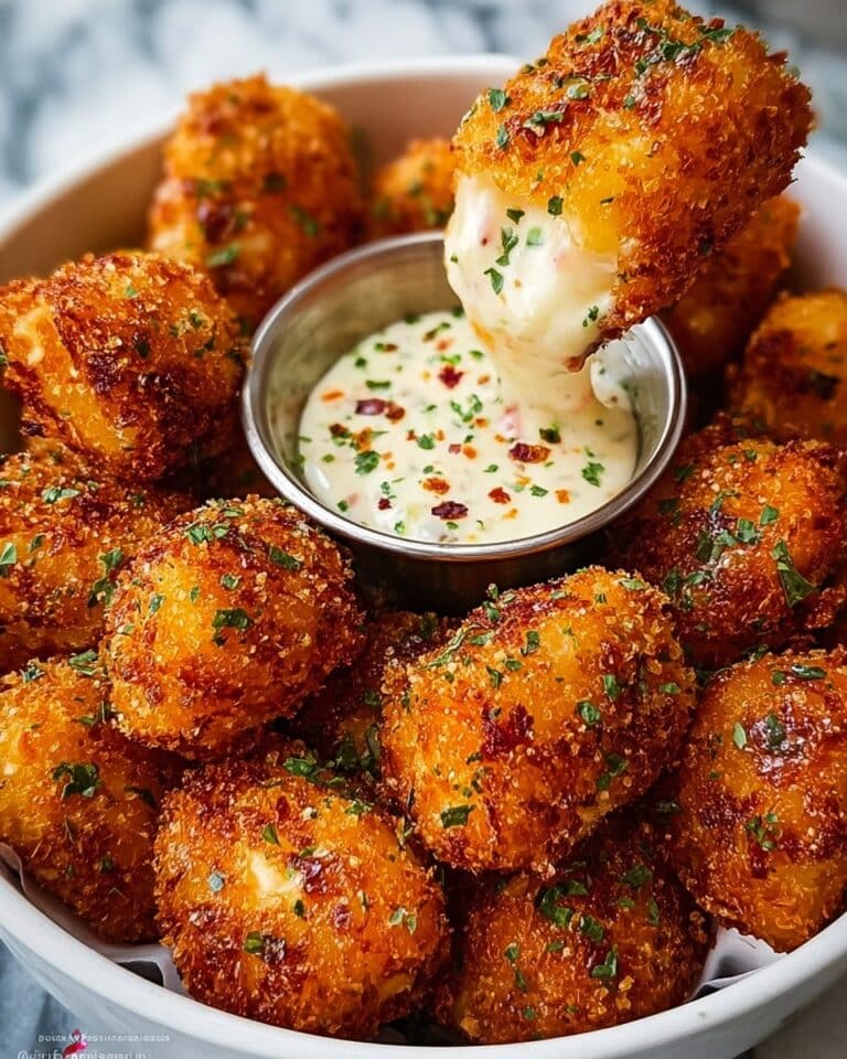 Cheesy Jalapeño Ranch Chicken Poppers Recipe