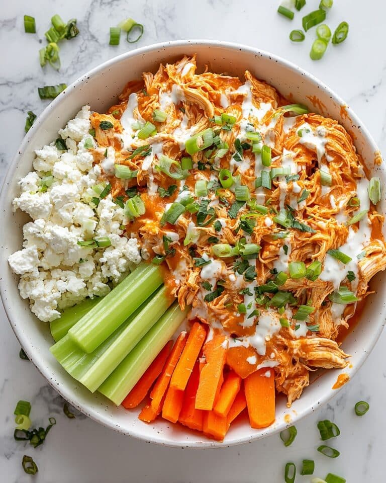 Buffalo Chicken Cottage Cheese Bowl Recipe