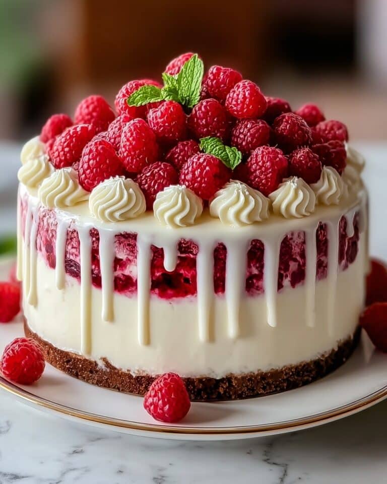 White Chocolate Raspberry Dream Cake Recipe