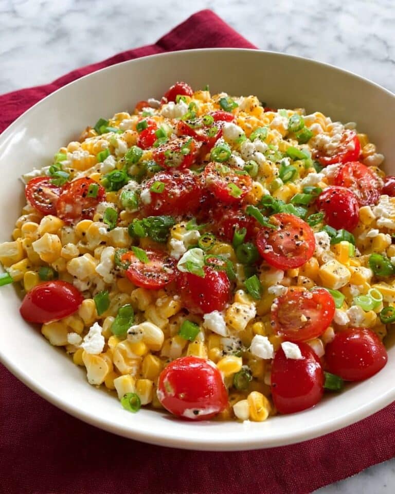 Corn, Tomato, and Feta Salad Recipe