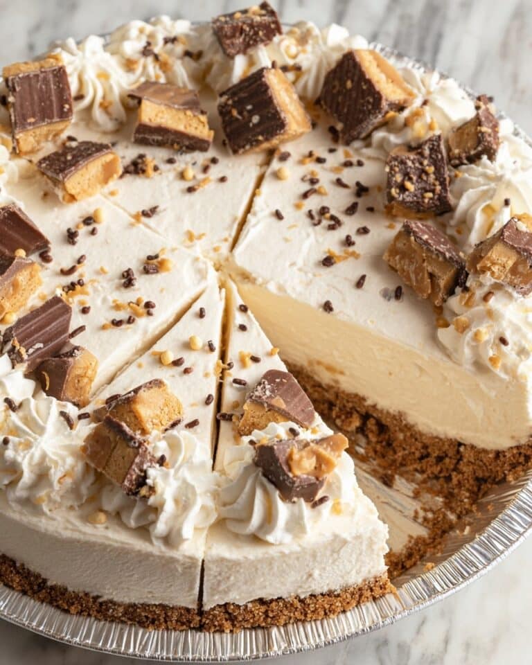 No-Bake Toffee Cheesecake Pie Recipe