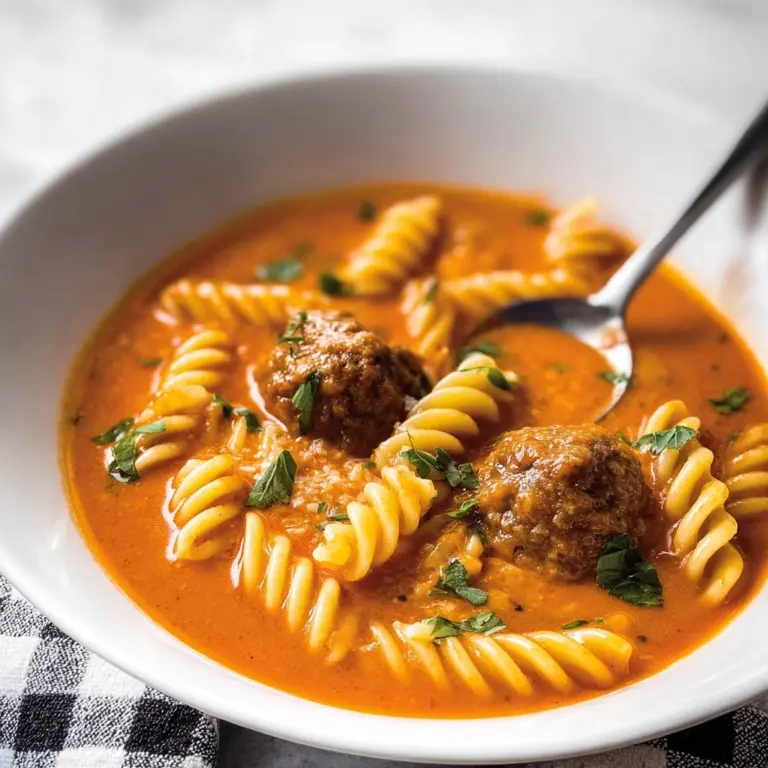 Creamy Italian Meatball Soup Recipe