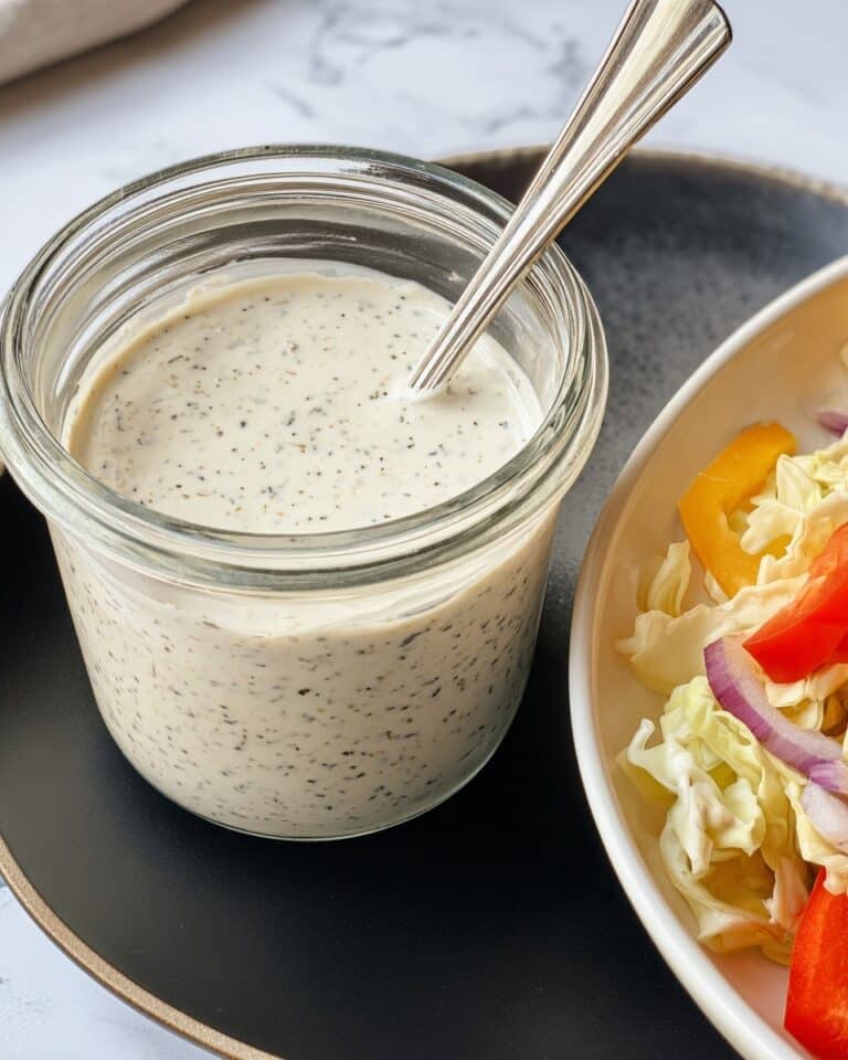 Easy Homemade Creamy Italian Salad Dressing Recipe