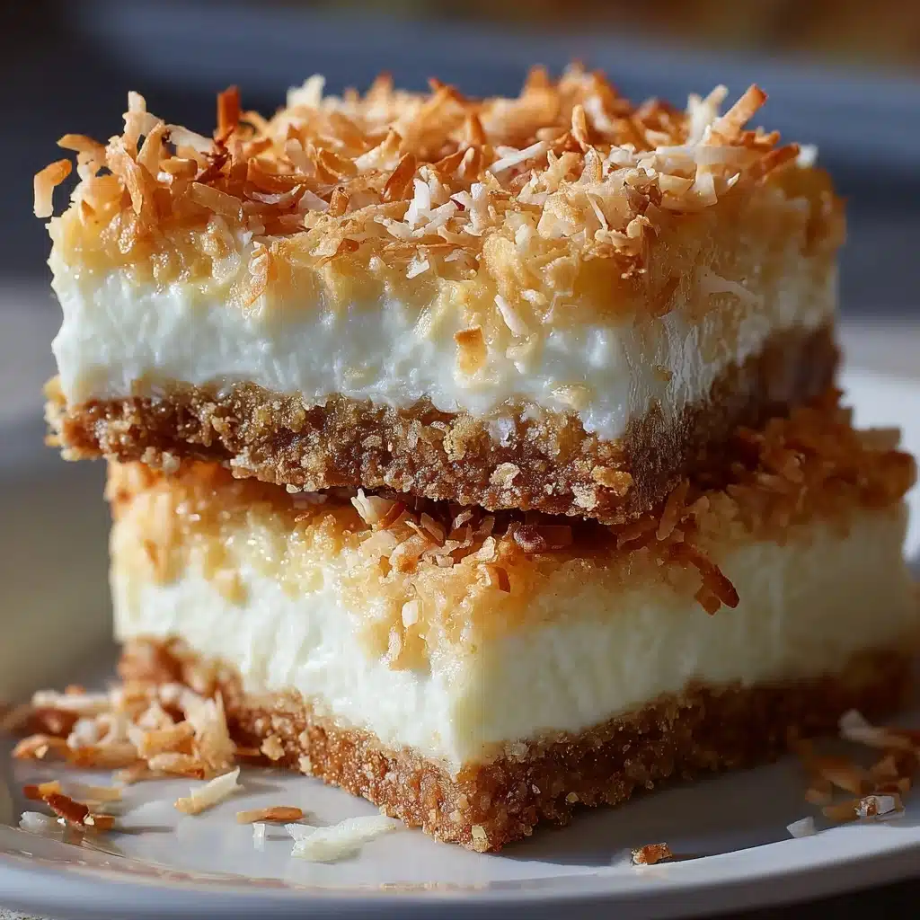 Decadent Coconut Cream Bars – Perfect Treat! Recipe - Recipe Image
