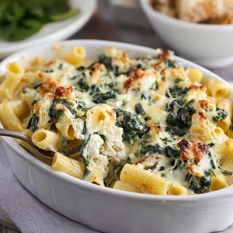 Spinach & Ricotta Pasta Bake Recipe