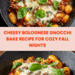 Cheesy Bolognese Gnocchi Bake Recipe