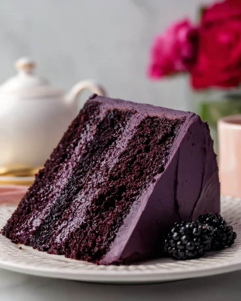 Blackberry Velvet Cake Recipe