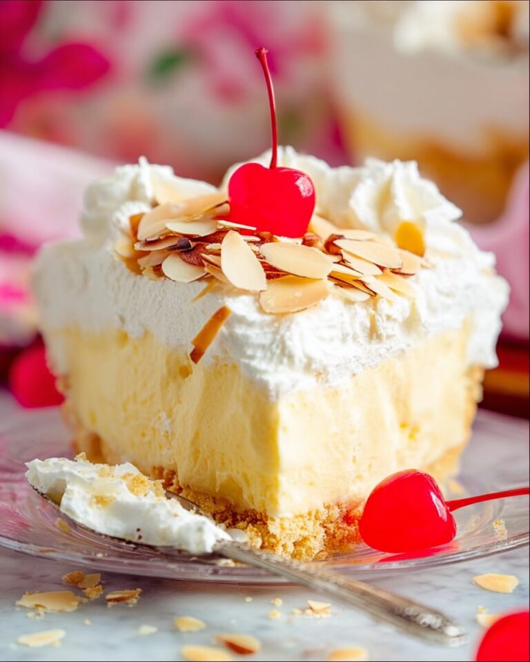 Almond Amaretto Cream Pie Recipe