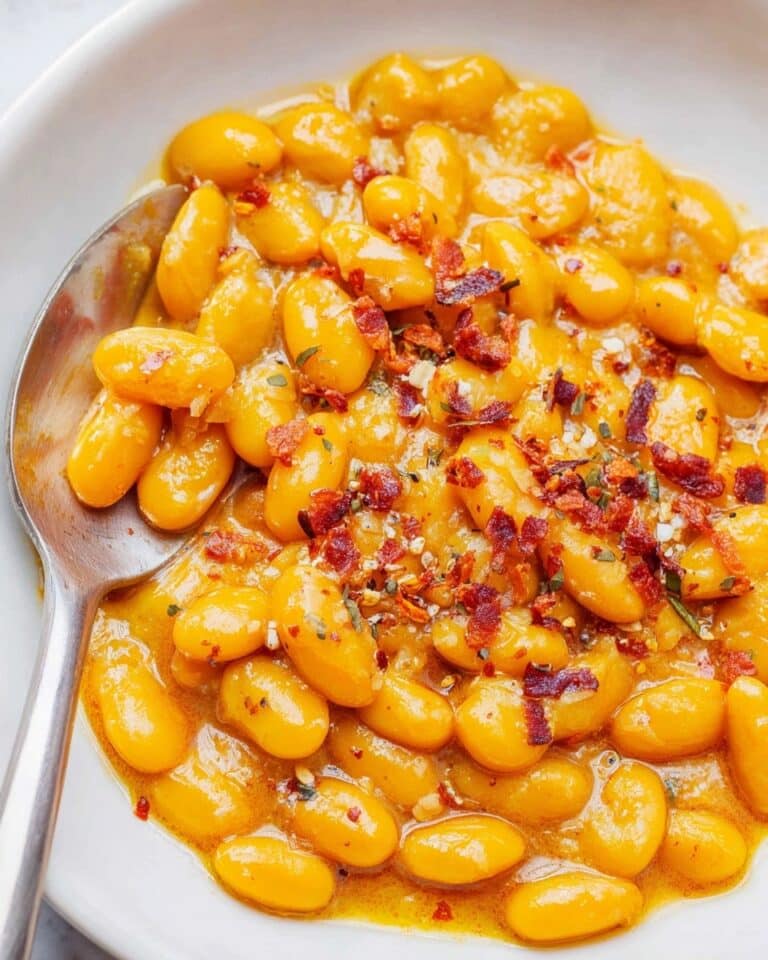 Creamy Coconut Butter Beans with Lemon and Spices Recipe