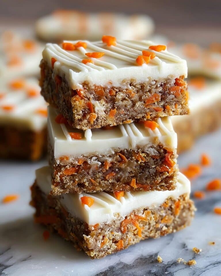 Cottage Cheese Carrot Cake Bars Recipe