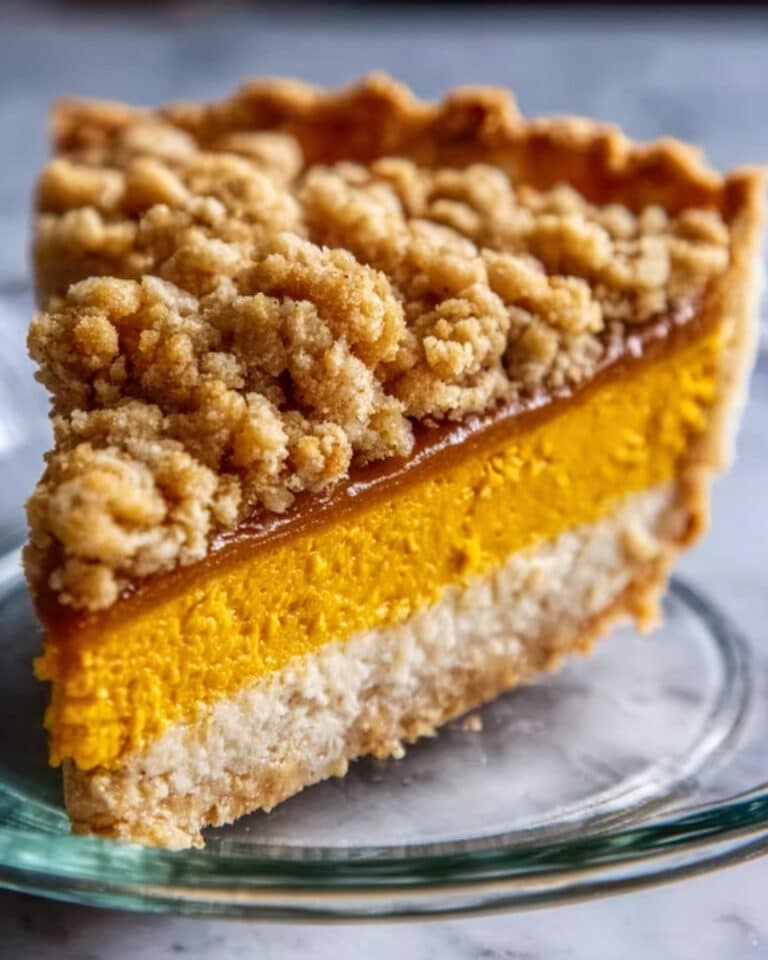 Bourbon Pumpkin Pie with Salted Brown Butter Pecan Streusel Recipe
