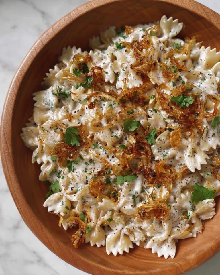 French Onion Pasta Salad Recipe