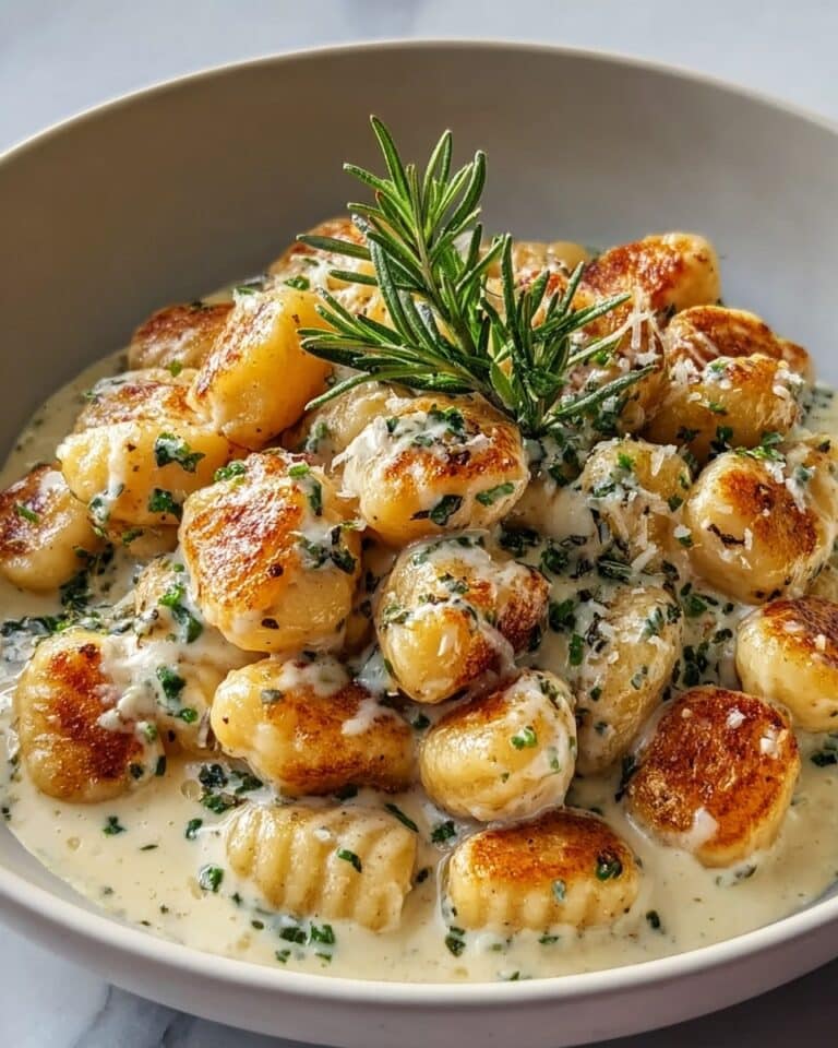 Millionaire Gnocchi with Creamy Truffle Parmesan Sauce Recipe