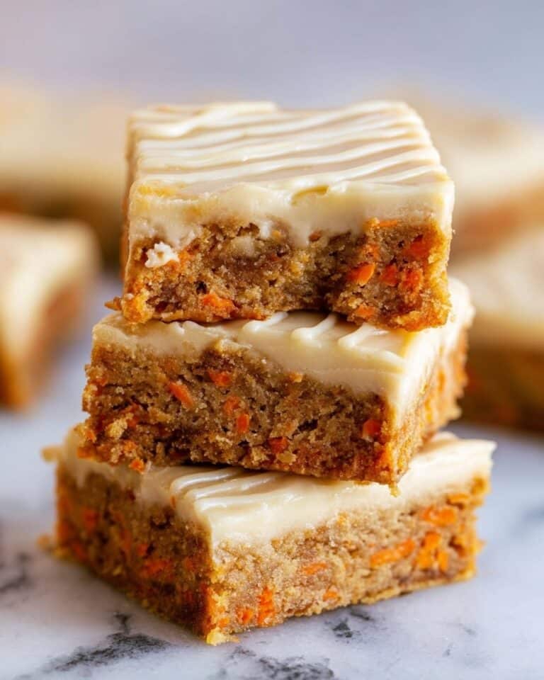 Carrot Cake Cream Cheese Bars Recipe