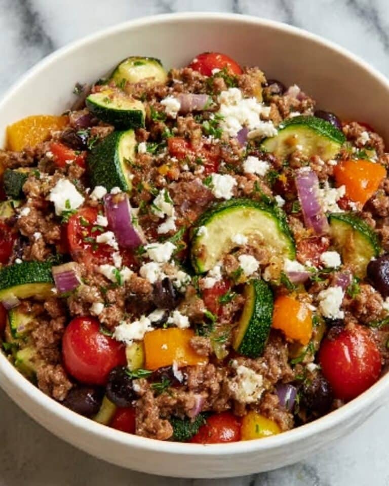 Mediterranean Ground Beef Stir-Fry Recipe
