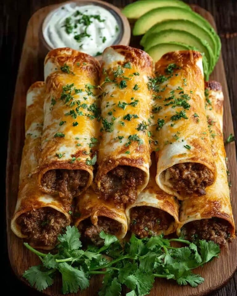 Spicy Hatch Chili Chicken Taquito Rolls Recipe