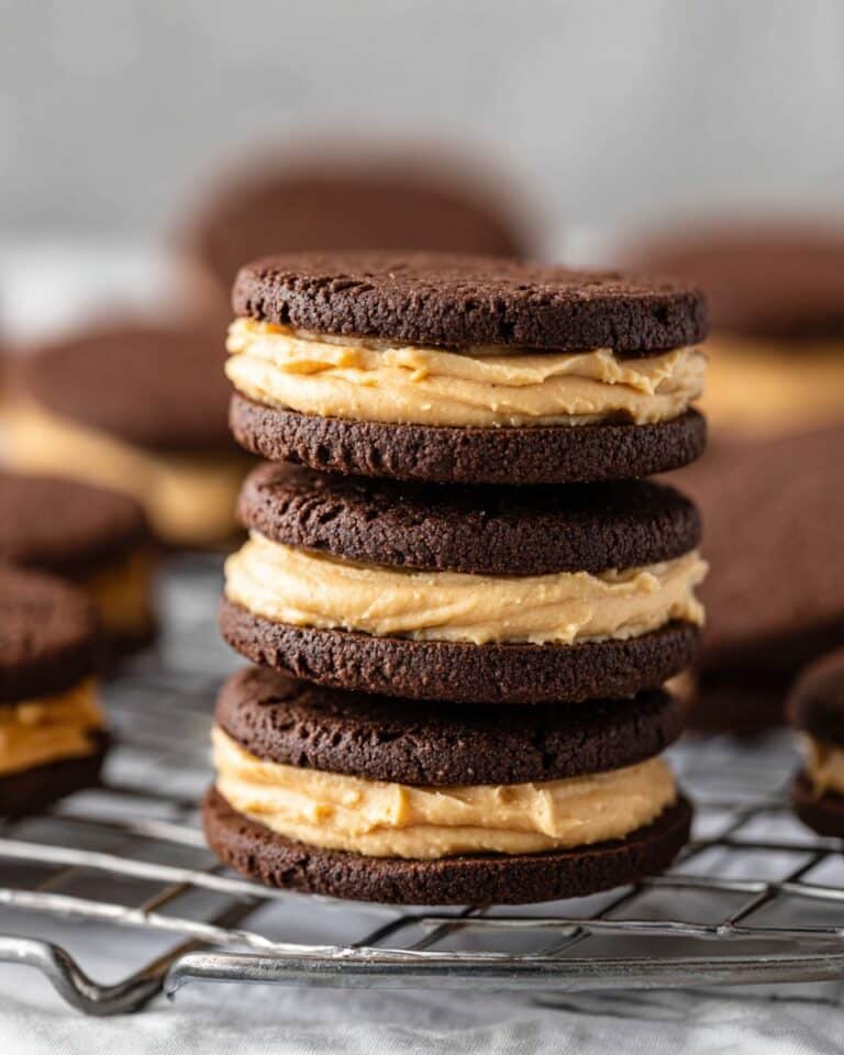 Soft Homemade Peanut Butter Oreo Cookies Recipe