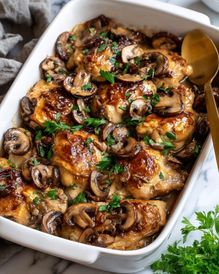 Chicken Marsala Casserole Recipe