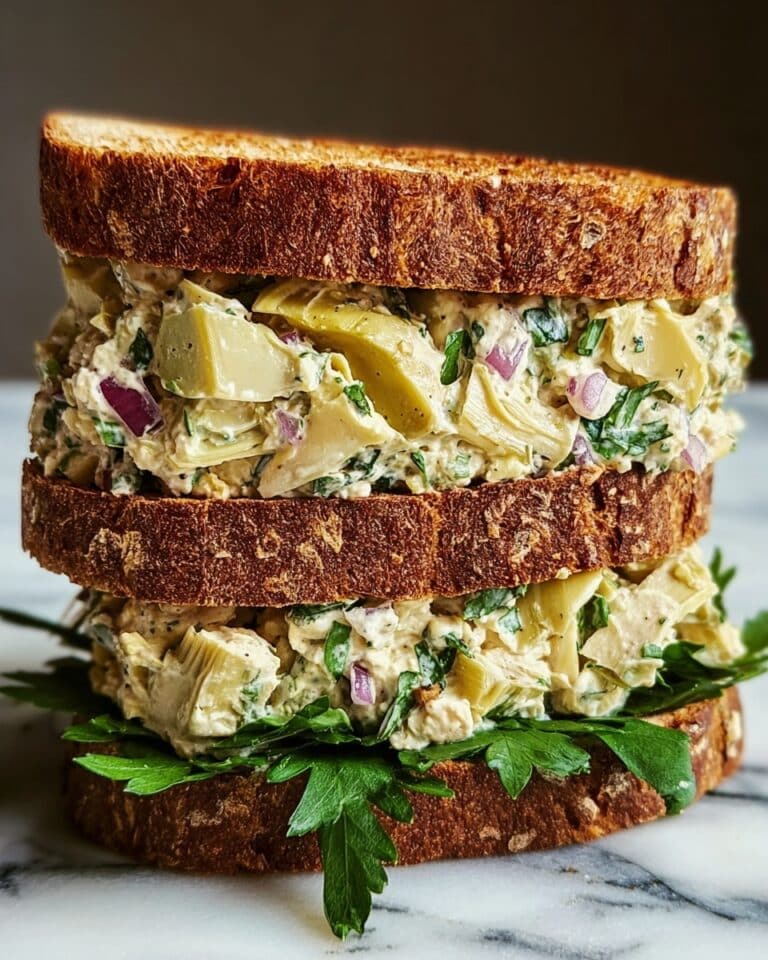 Chopped Artichoke Salad Sandwich Recipe