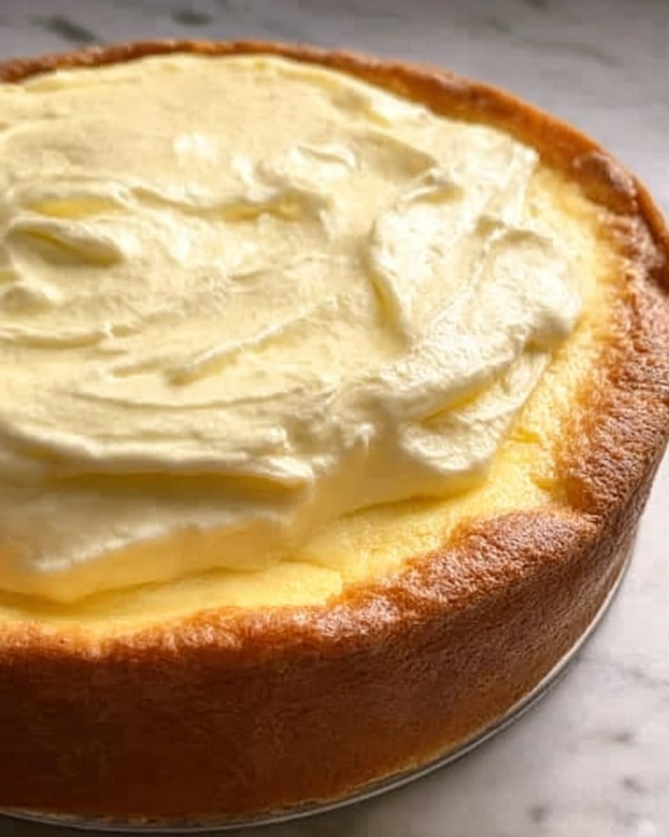 A white crusty round tart with raised edges filled with a thick, creamy yellow custard that has a smooth and slightly uneven surface showing soft peaks and swirls. The tart is placed on a white marbled surface. Photo taken with an iphone --ar 4:5 --v 7