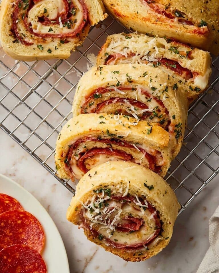 Sourdough Stromboli with Ham, Salami, Pepperoni, and Garlic Parsley Butter Recipe