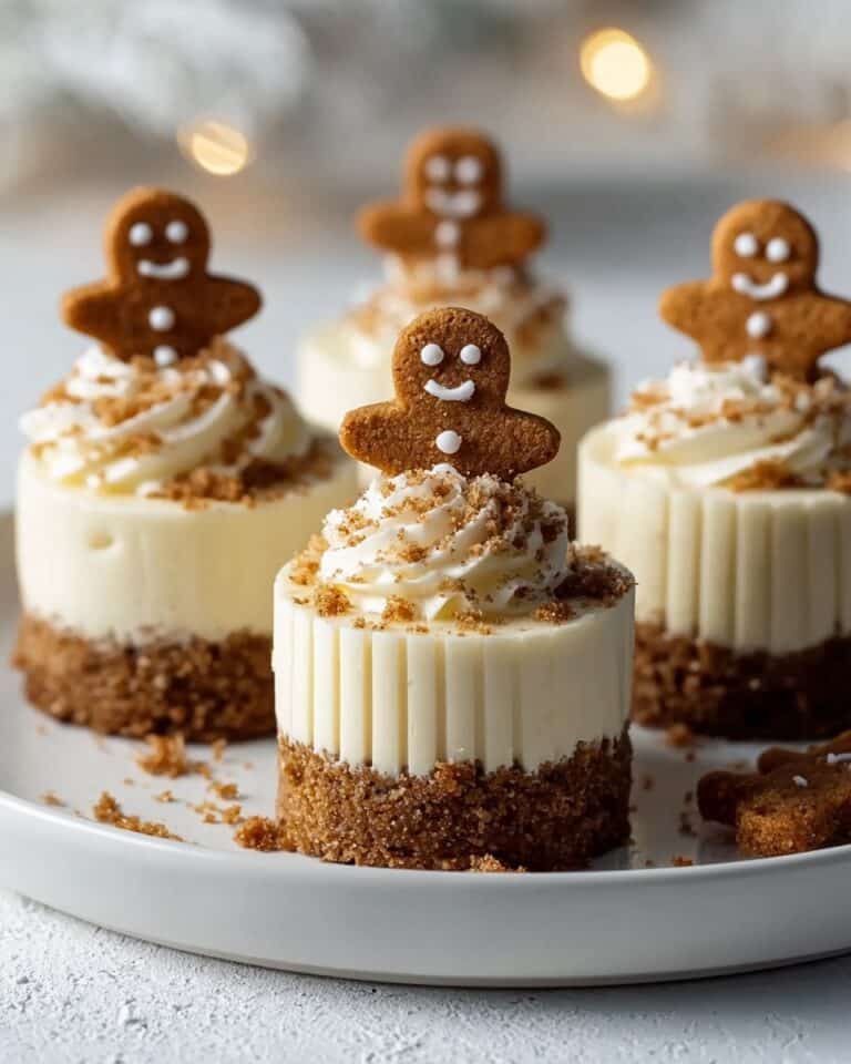 No-Bake Gingerbread Cheesecake Cups Recipe