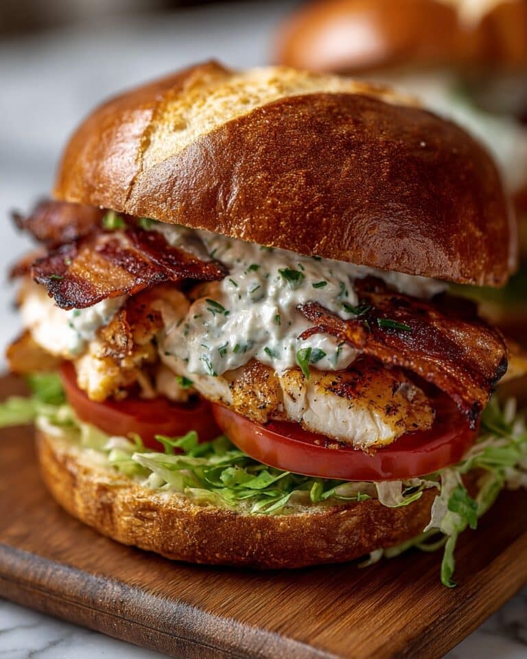 Chopped Chicken Bacon Ranch Sandwich Recipe