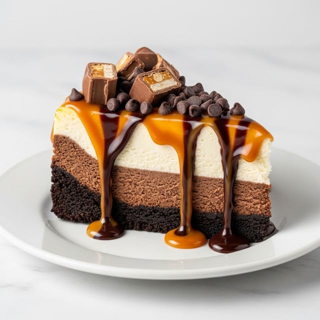 Caramel Brownie Cheesecake Recipe