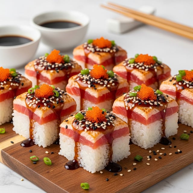 Spicy Salmon Sushi Bake Recipe