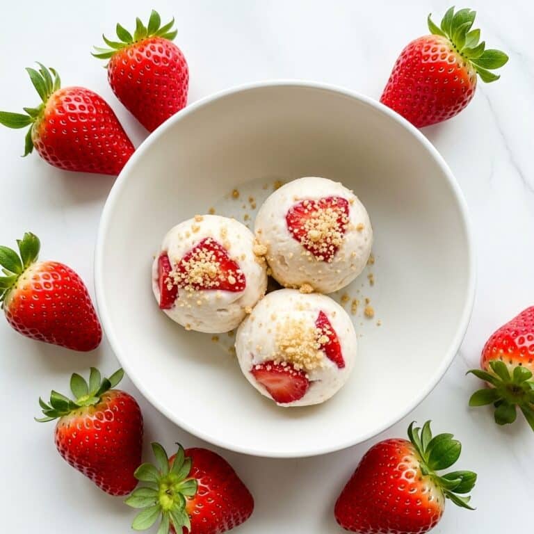 Strawberry Cheesecake Protein Balls Recipe
