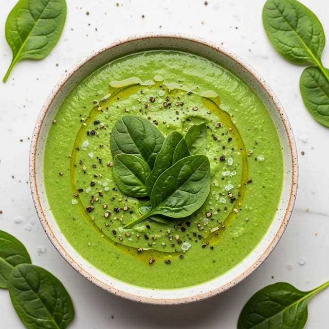 Creamy Cottage Cheese Spinach Soup Recipe