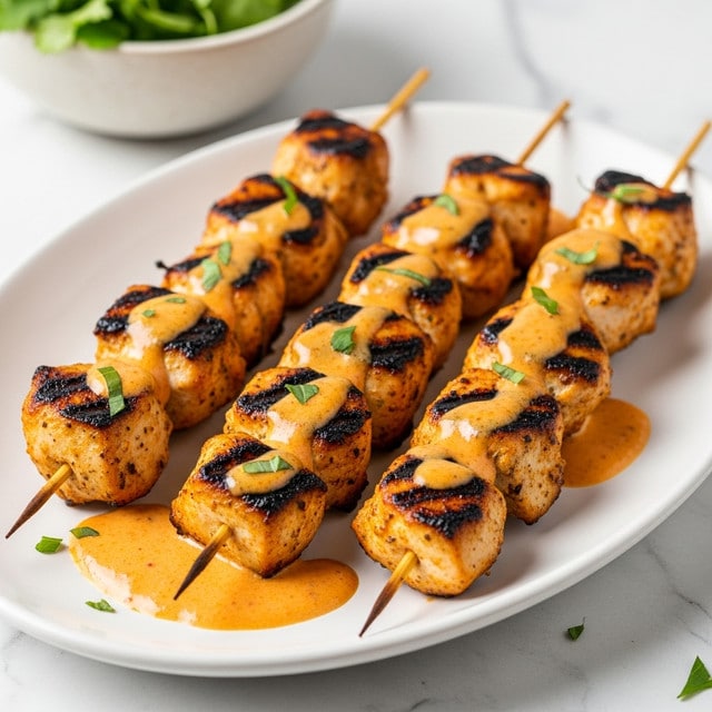Bang Bang Chicken Skewers Recipe