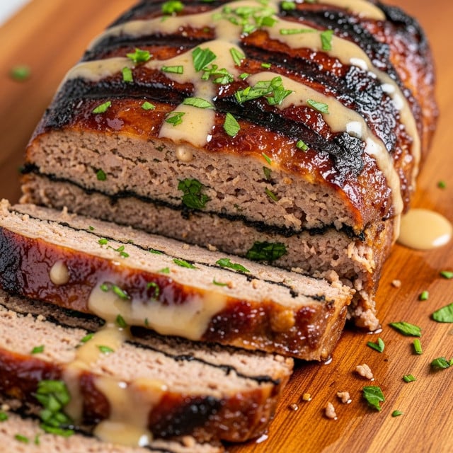 Juicy Garlic Parmesan Chicken Meatloaf Recipe