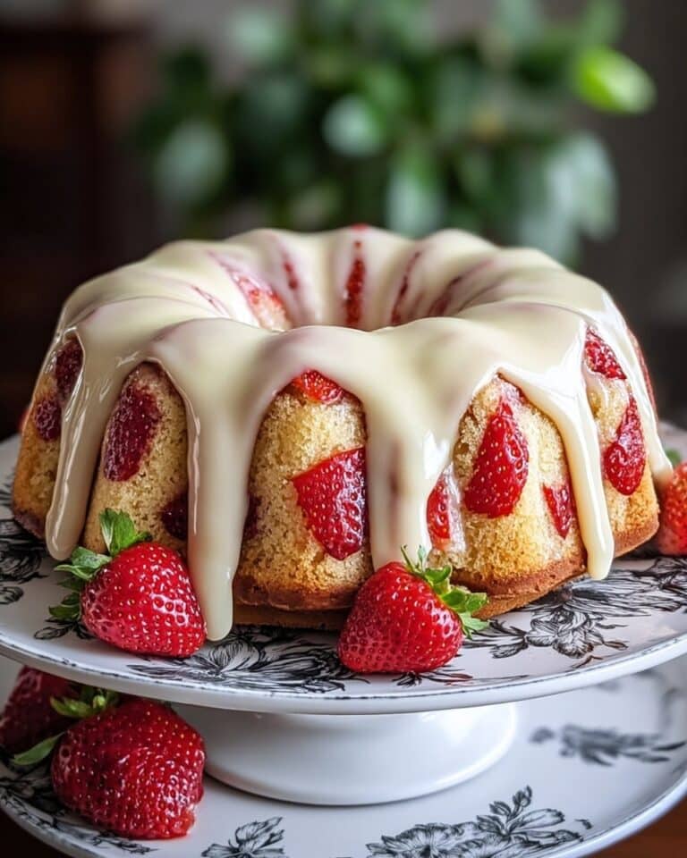 The Ultimate Strawberry Cream Cheese Pound Cake Recipe