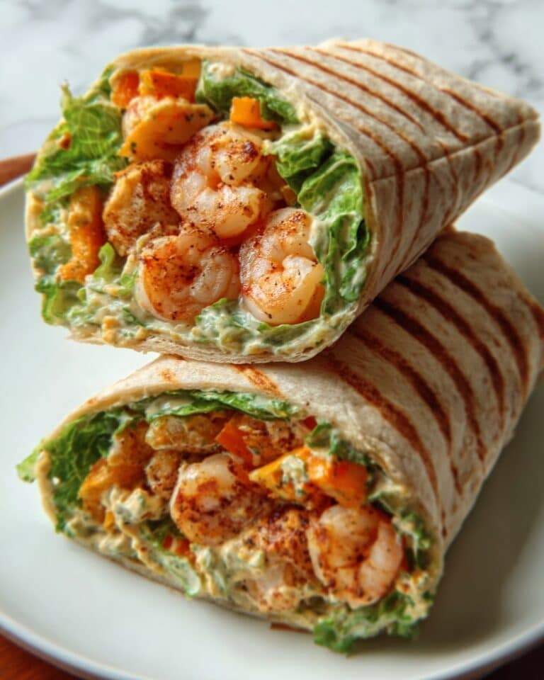 Grilled Shrimp Caesar Wraps Recipe