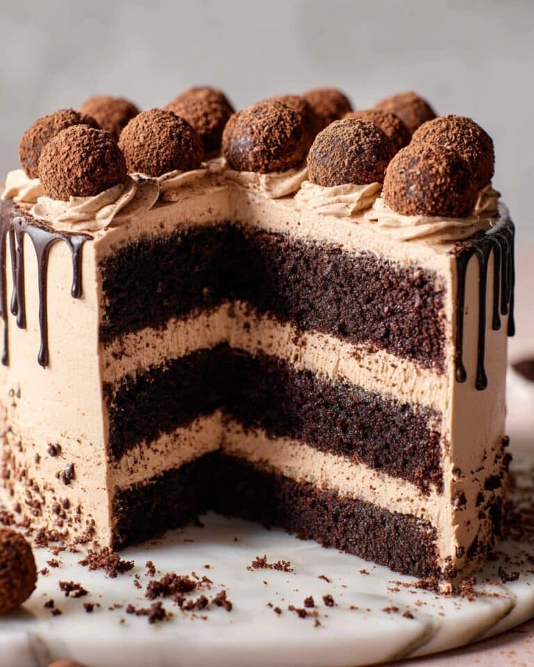 Chocolate Coffee Layer Cake with Rich Cocoa Frosting Recipe