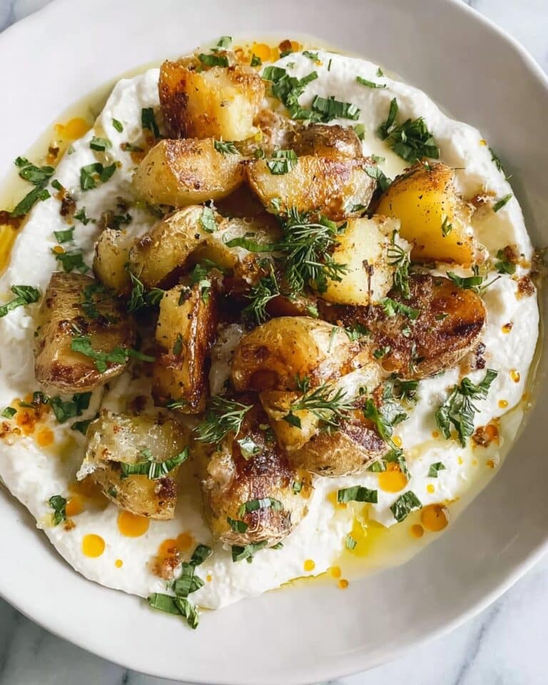 Greek Roasted Potatoes with Whipped Feta Recipe