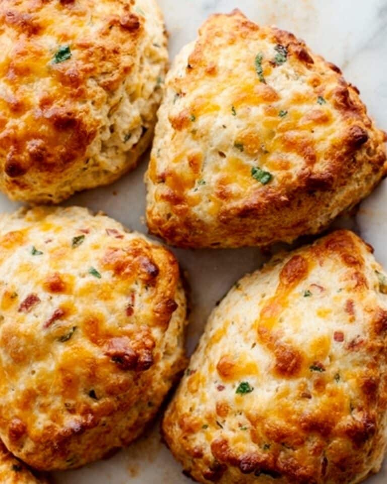 Savory Ham & Cheese Scones Recipe