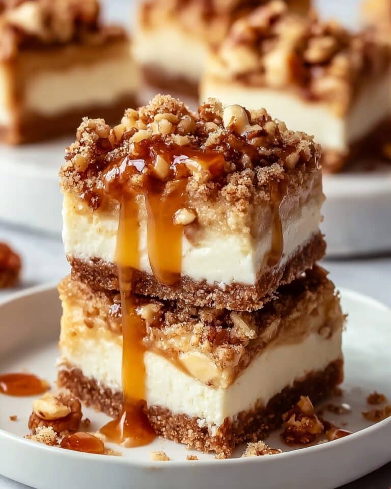 Caramel Apple Cheesecake Bars Recipe