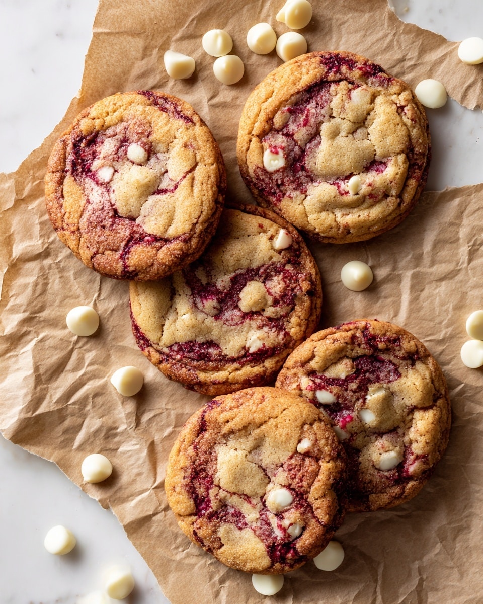 Raspberry White Chocolate Cookies Recipe - Recipe Image