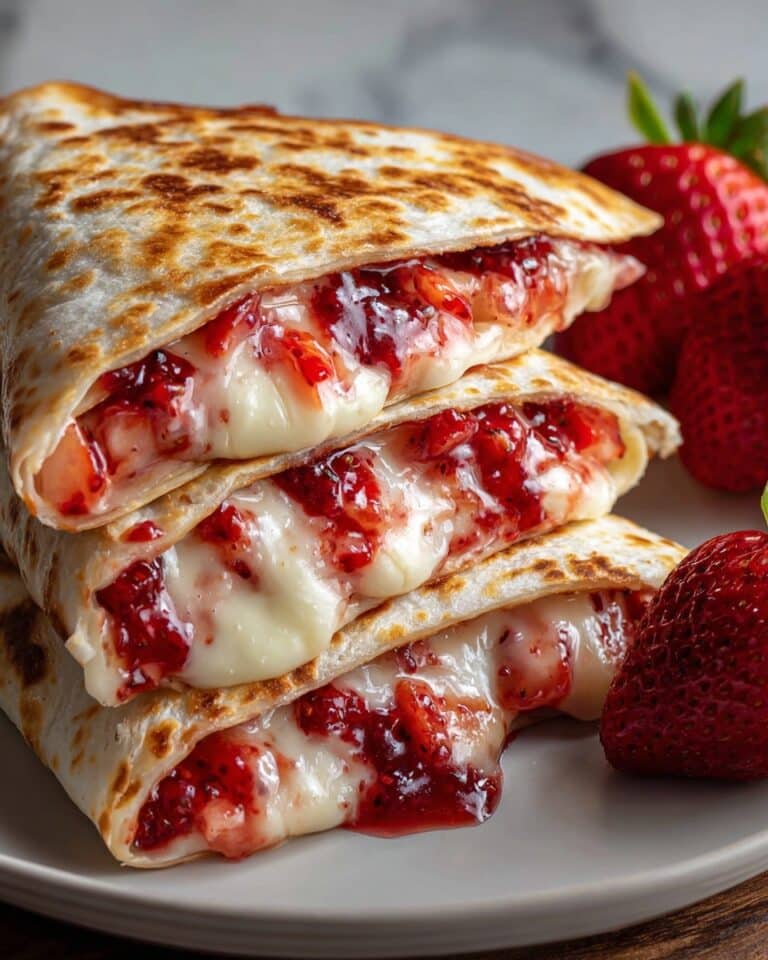 Strawberry Cheesecake Quesadillas Recipe