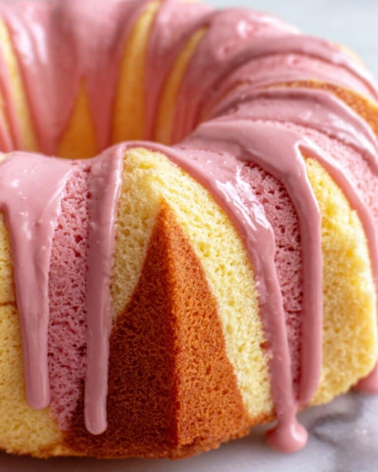 Strawberry Milkshake Pound Cake Recipe