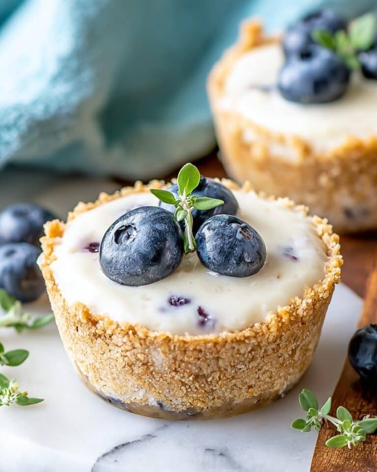 Blueberry Cheesecake Cookie Cups Recipe