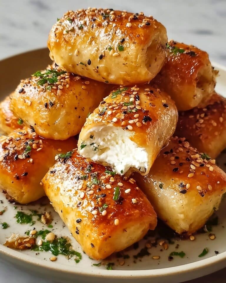 Oven-Fried Feta Rolls with Chili Honey Recipe